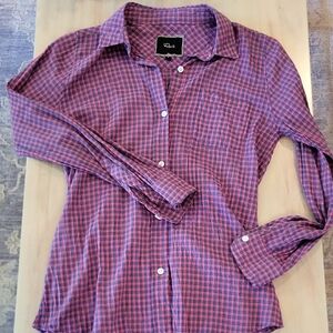 Rails Pink and Blue Plaid Shirt